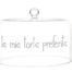 Campana per dolci La mia torta preferita 24,5 cm Simple Day con decoro bianco